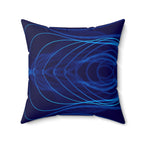 Electric Field Trip - Faux Suede Throw Pillow