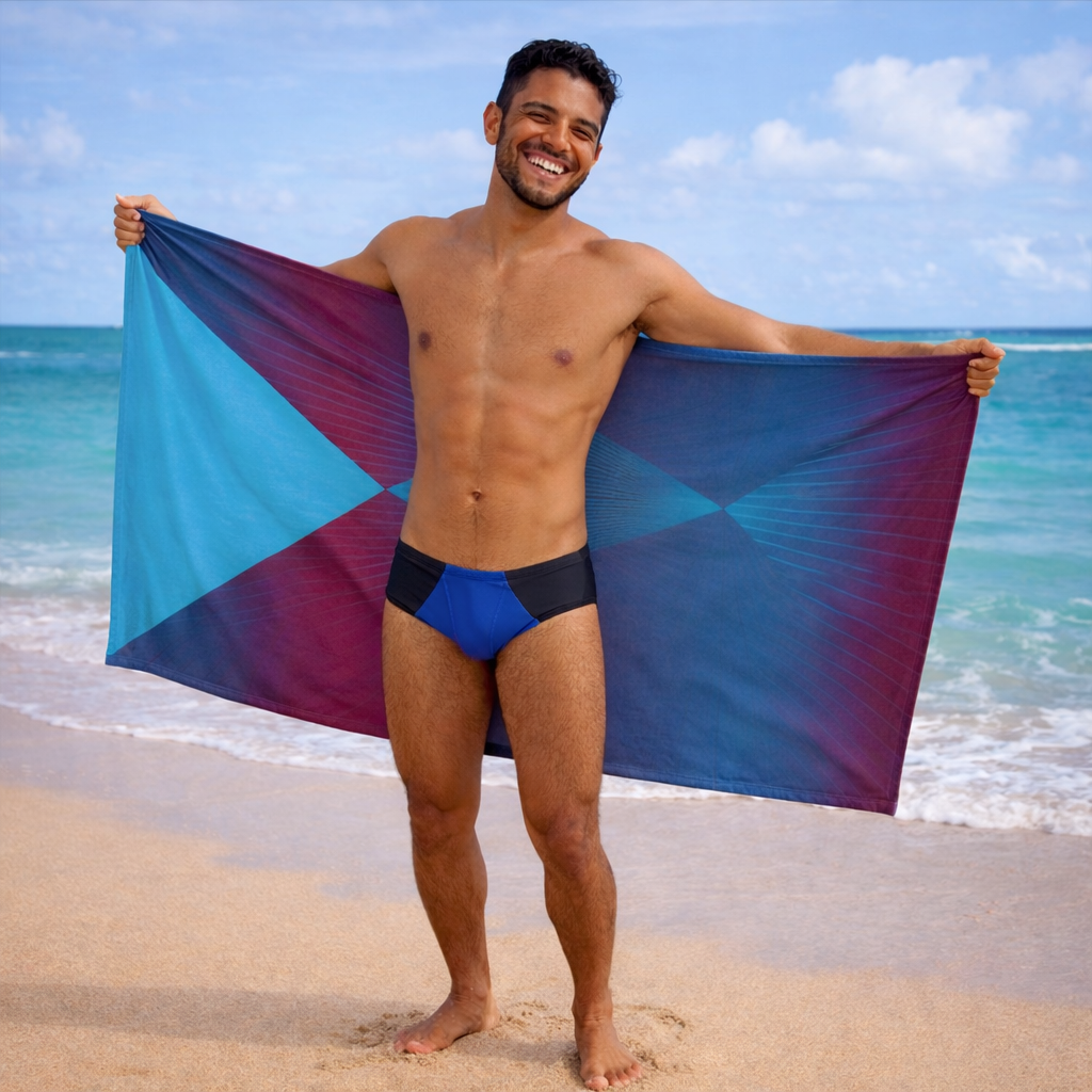 Electric Optimism - Beach Towel