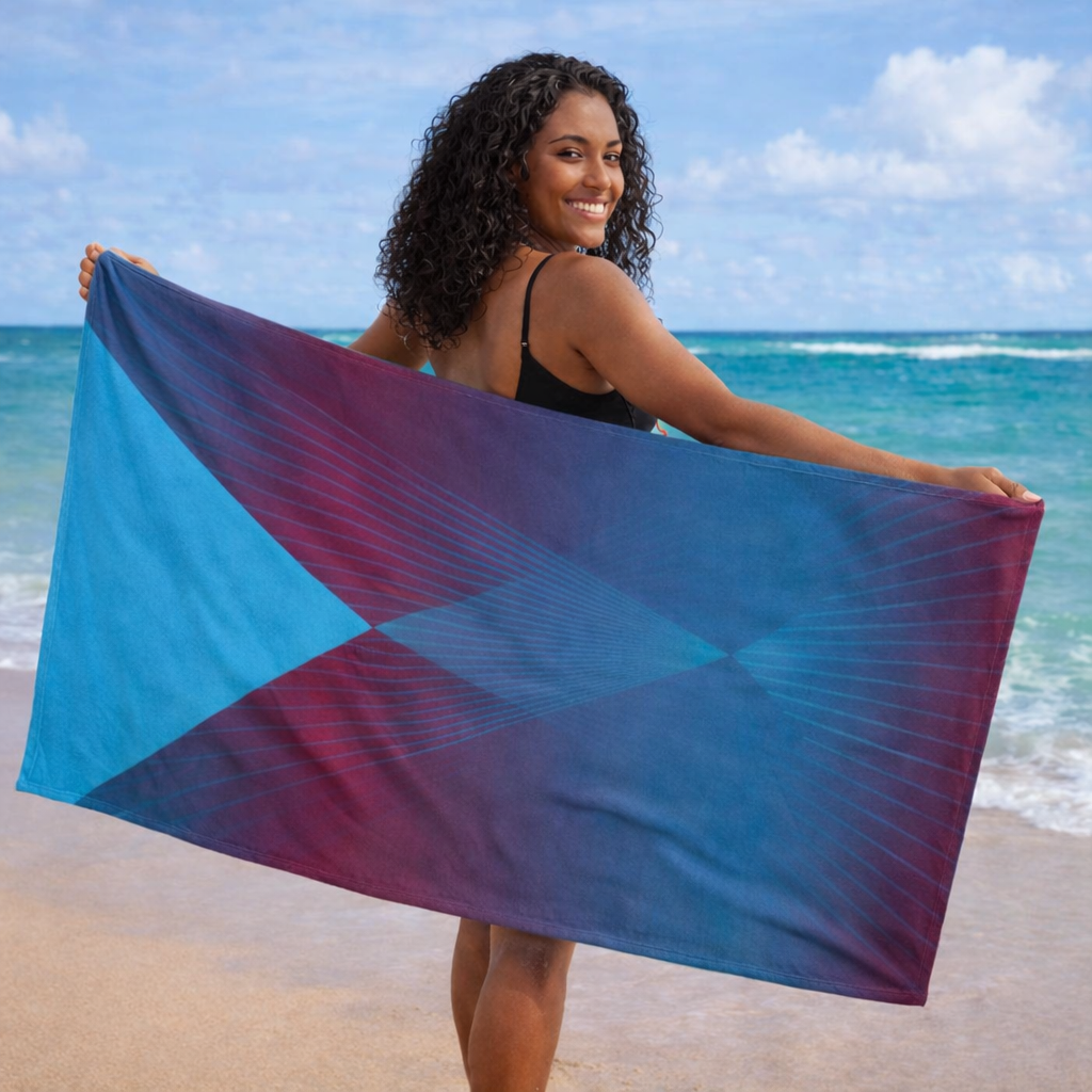Electric Optimism - Beach Towel
