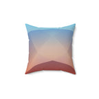 Ember Rise — Faux Suede Throw Pillow