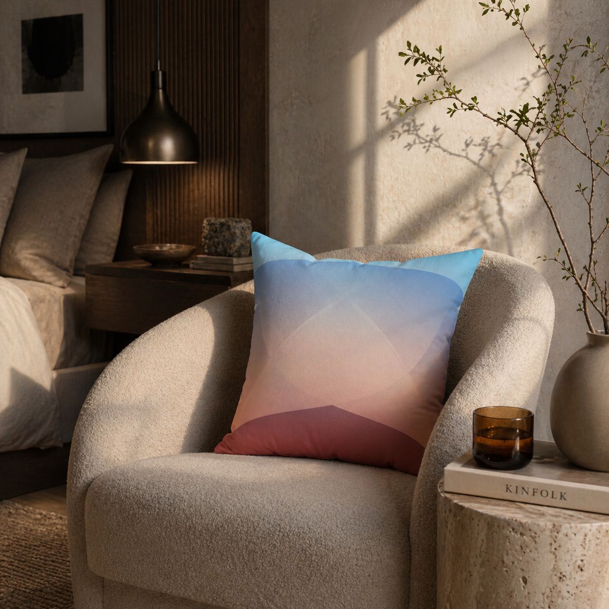 Ember Rise - Throw Pillow