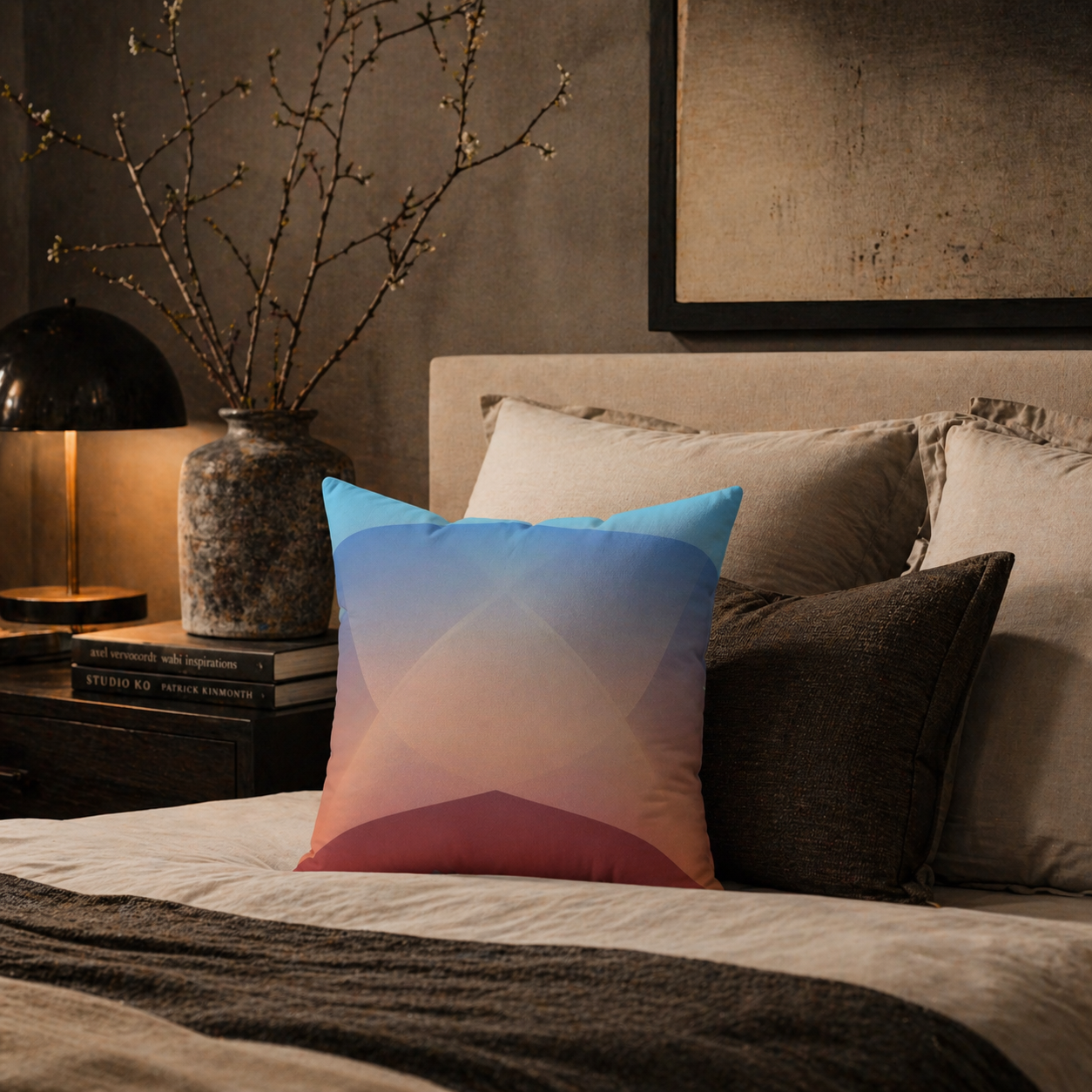 Ember Rise - Throw Pillow