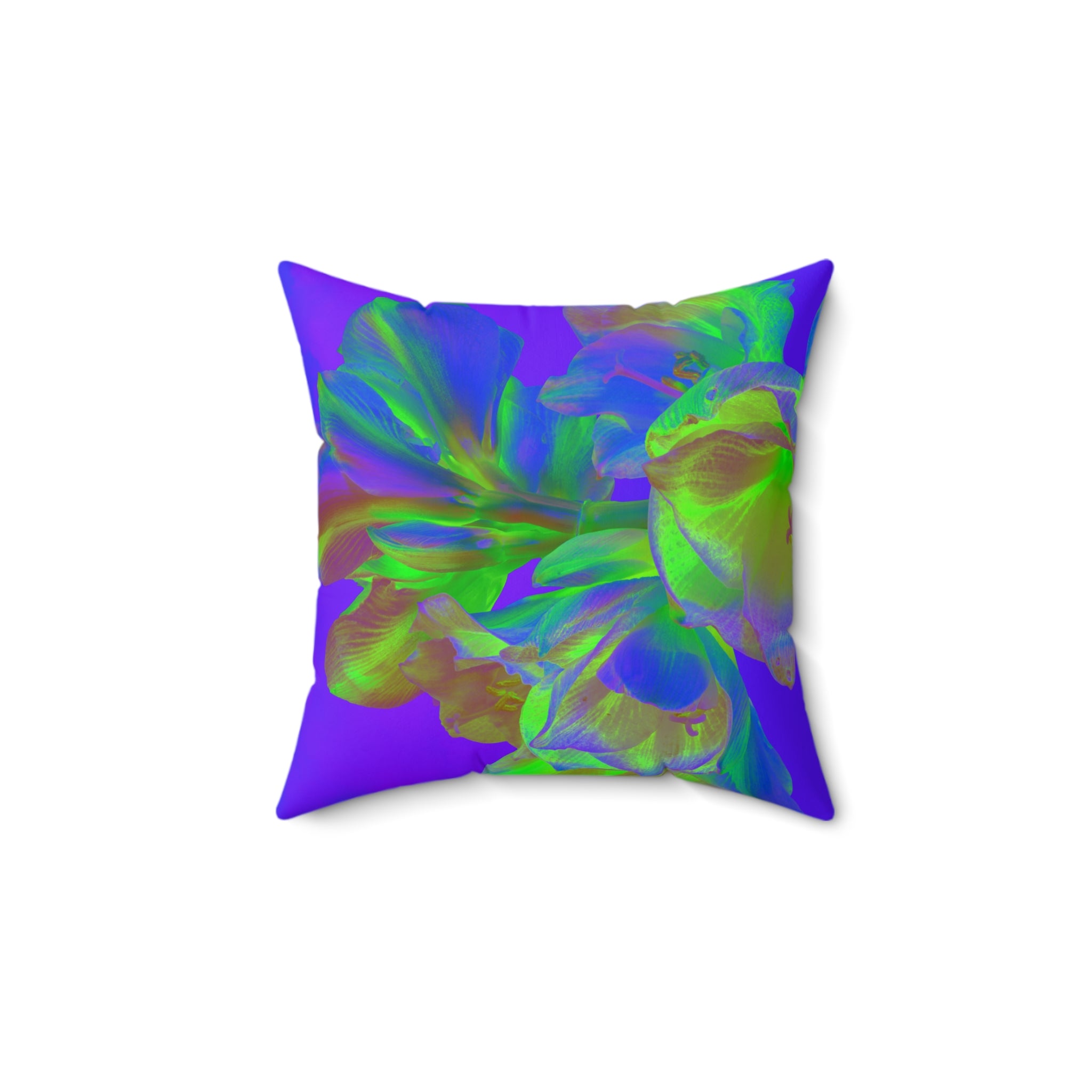 Euphoric Field - Faux Suede Throw Pillow