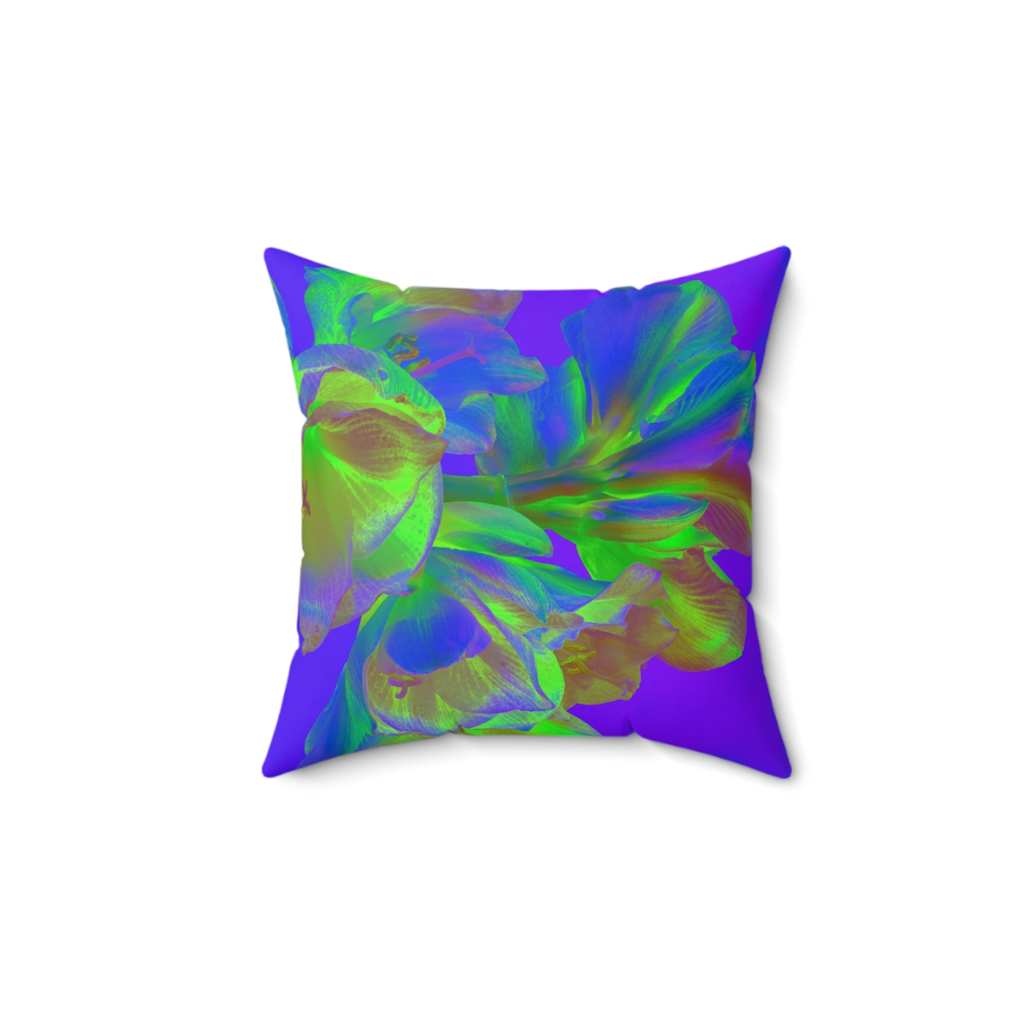 Euphoric Field - Faux Suede Throw Pillow