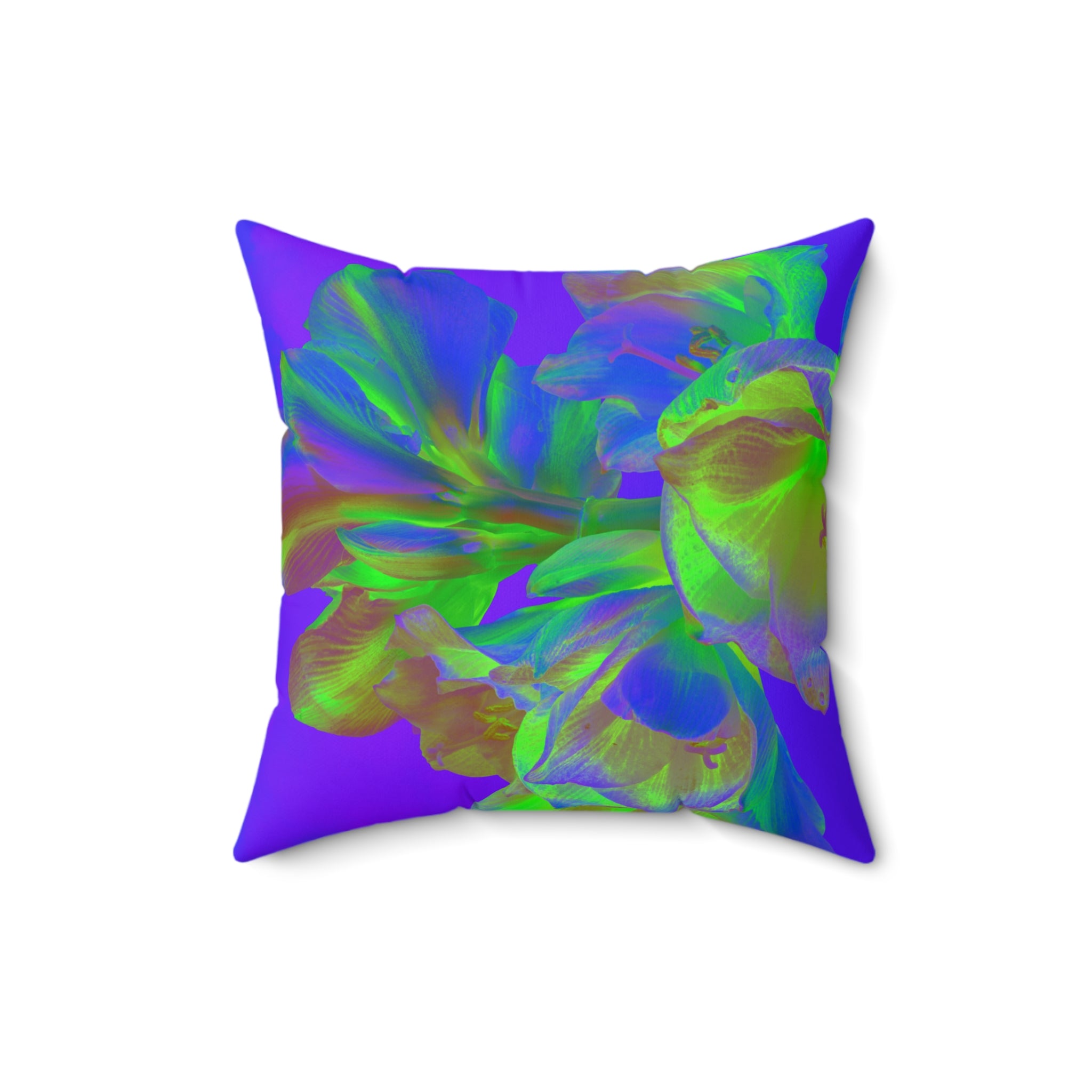 Euphoric Field - Faux Suede Throw Pillow