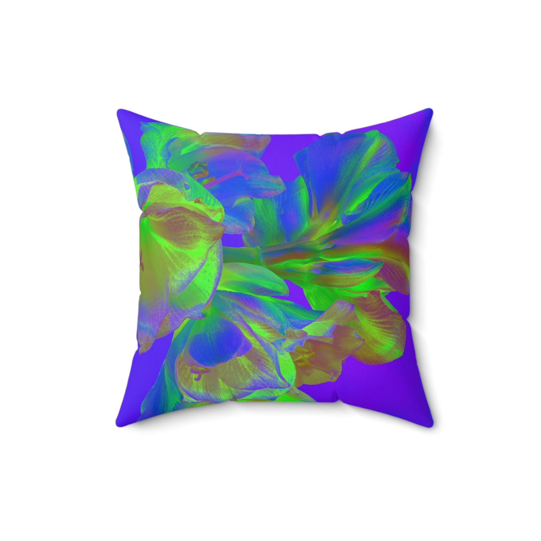 Euphoric Field - Faux Suede Throw Pillow