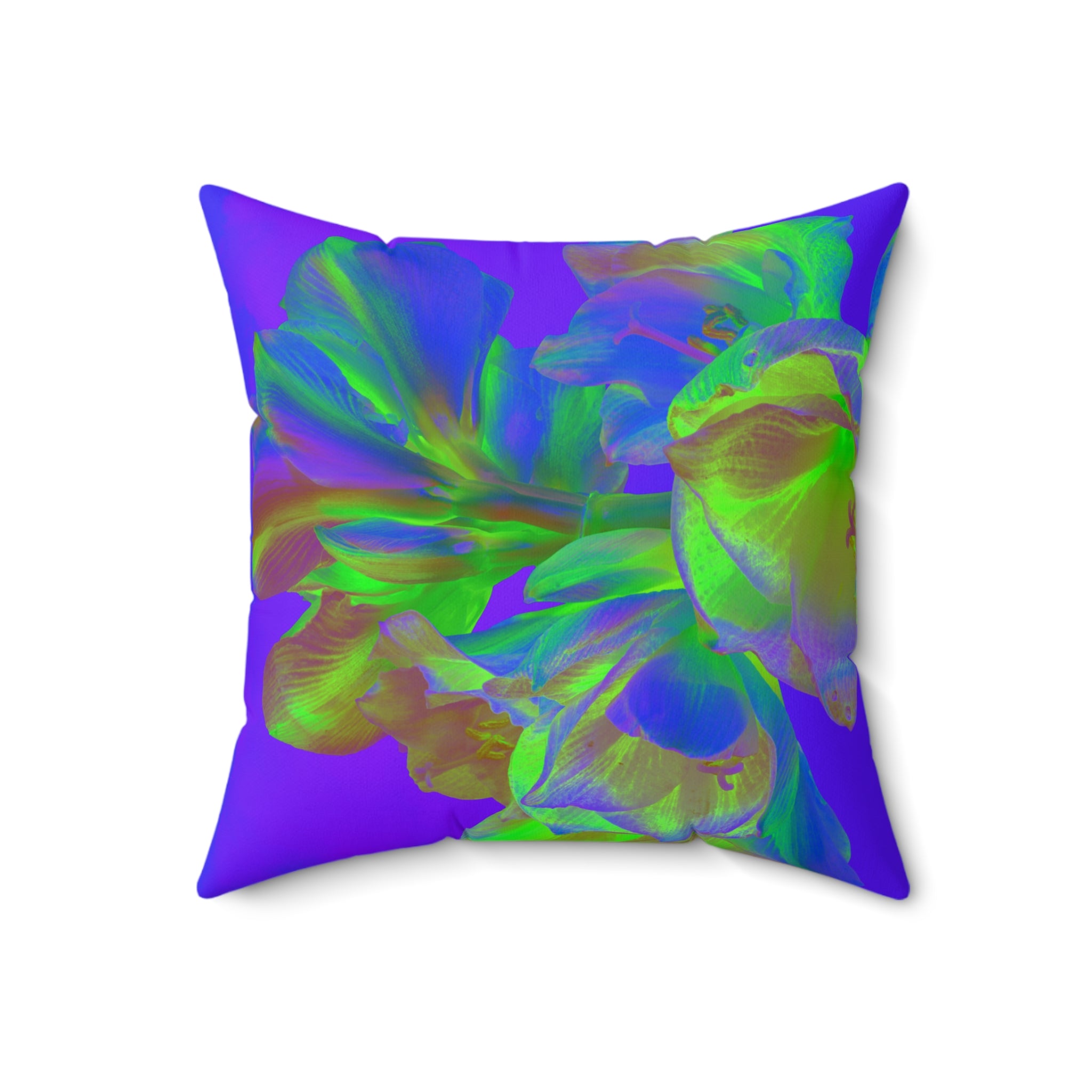 Euphoric Field - Faux Suede Throw Pillow