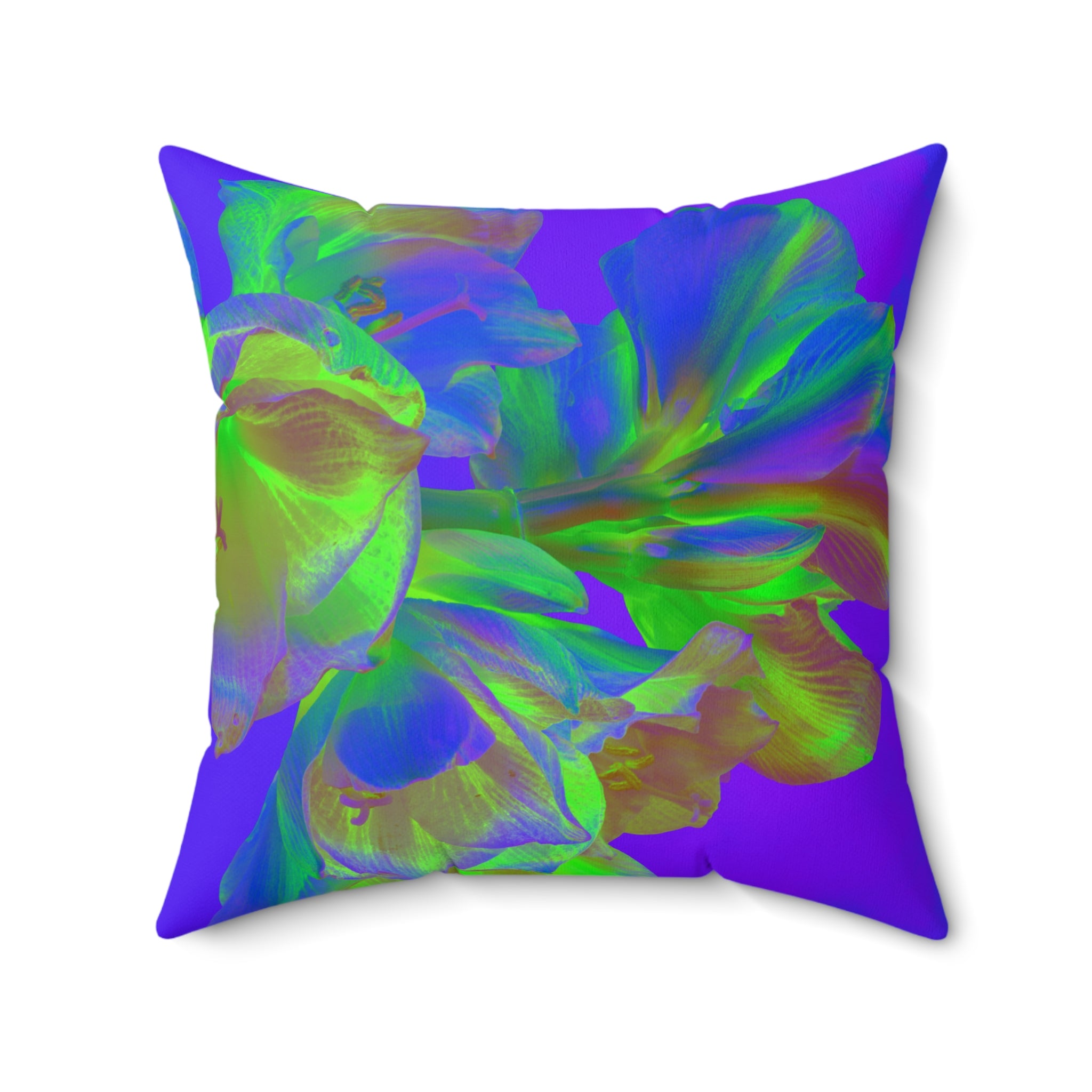 Euphoric Field - Faux Suede Throw Pillow