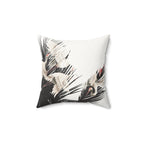 Flight Risk - Faux Suede Throw Pillow