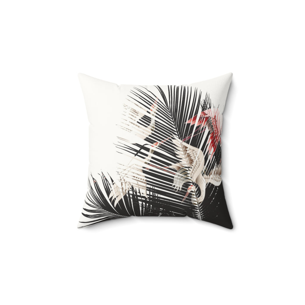 Flight Risk - Faux Suede Throw Pillow