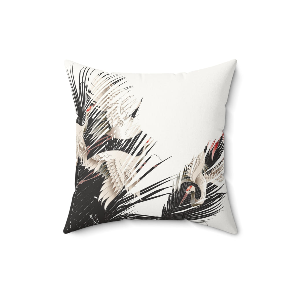 Flight Risk - Faux Suede Throw Pillow
