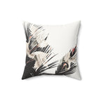 Flight Risk - Faux Suede Throw Pillow