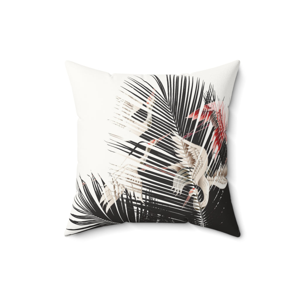 Flight Risk - Faux Suede Throw Pillow
