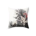 Flight Risk - Faux Suede Throw Pillow