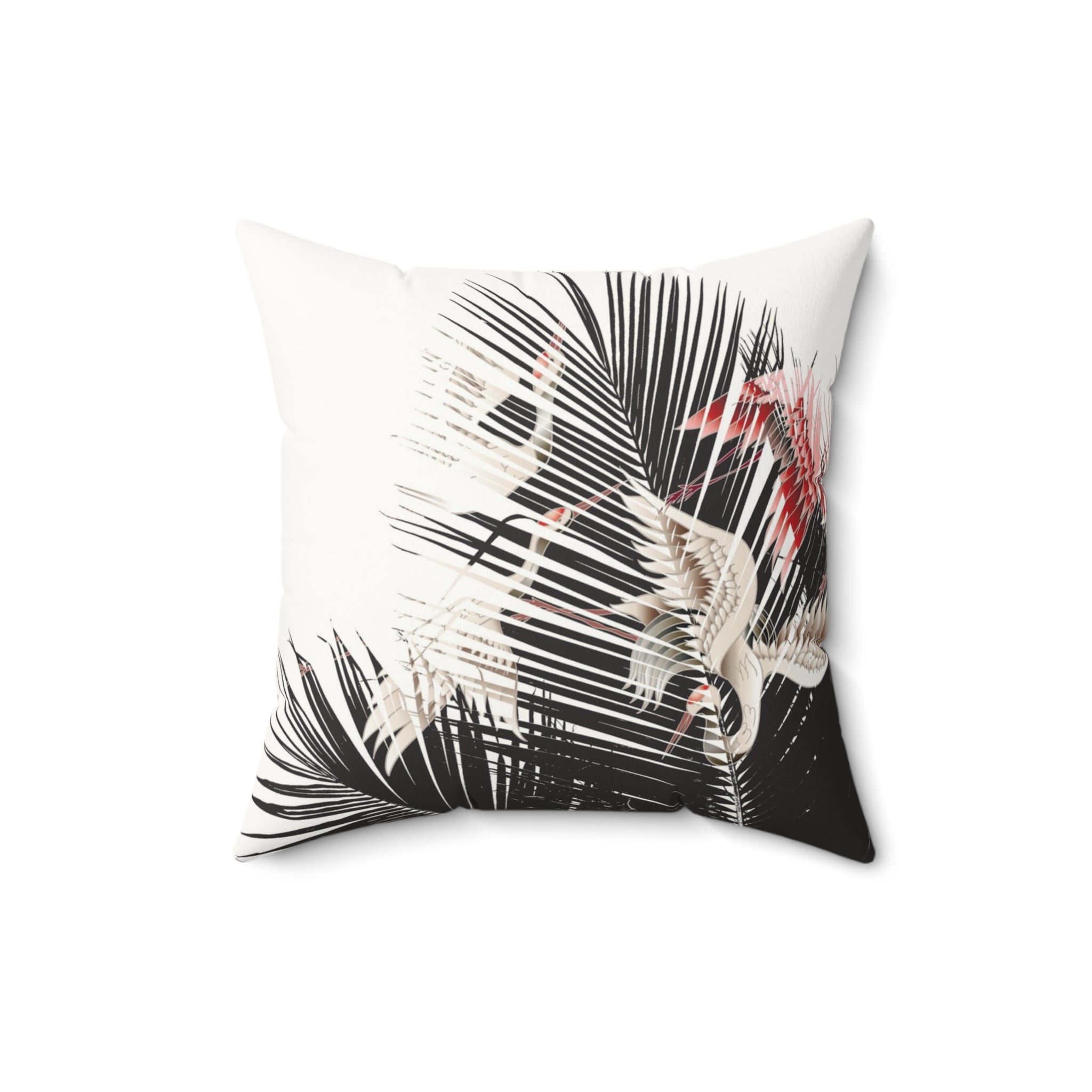 Flight Risk - Faux Suede Throw Pillow