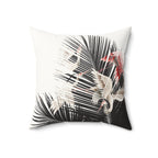 Flight Risk - Faux Suede Throw Pillow