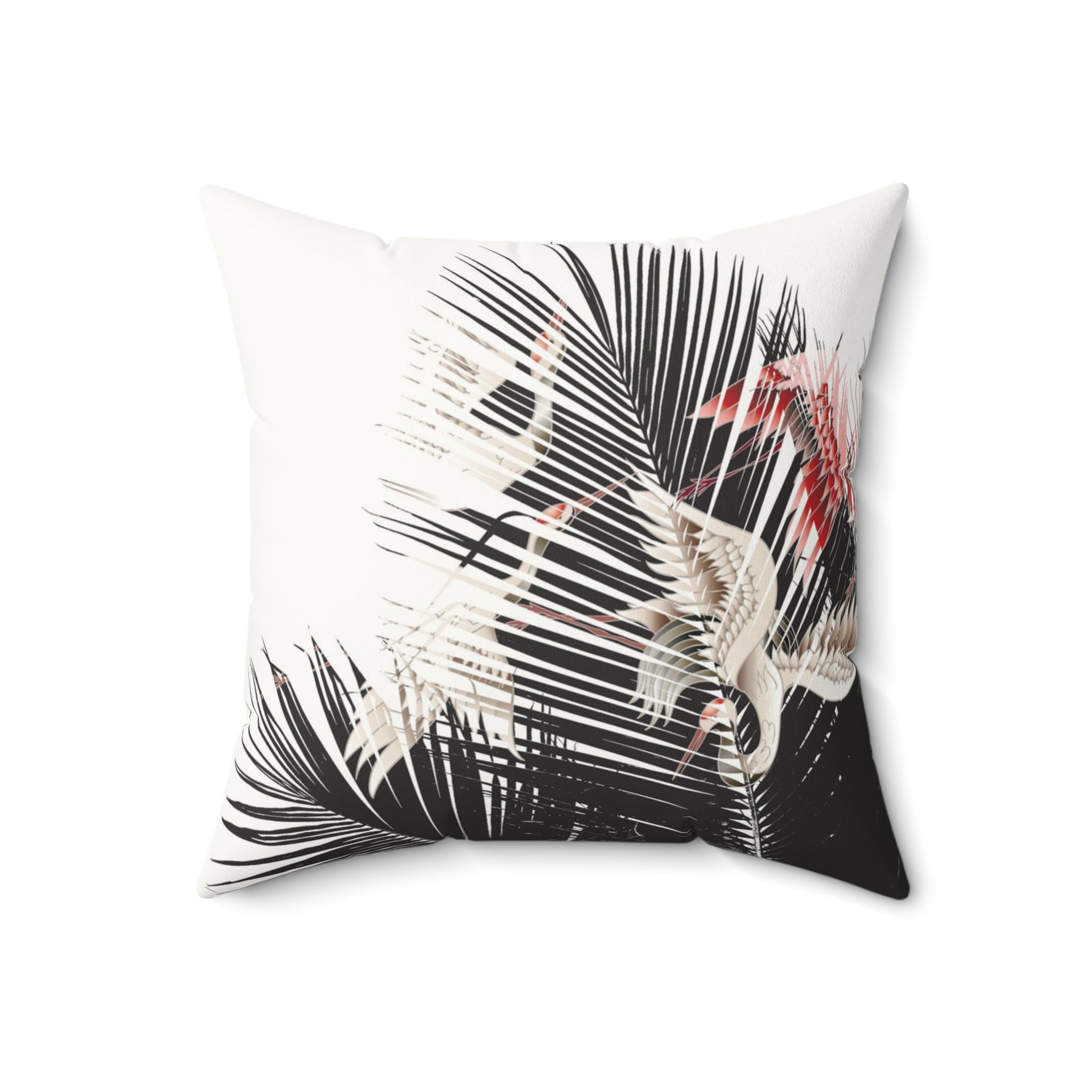 Flight Risk - Faux Suede Throw Pillow