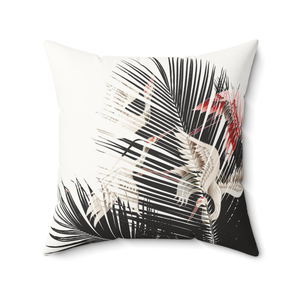 Flight Risk - Faux Suede Throw Pillow