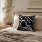 Flux Lines - Throw Pillow