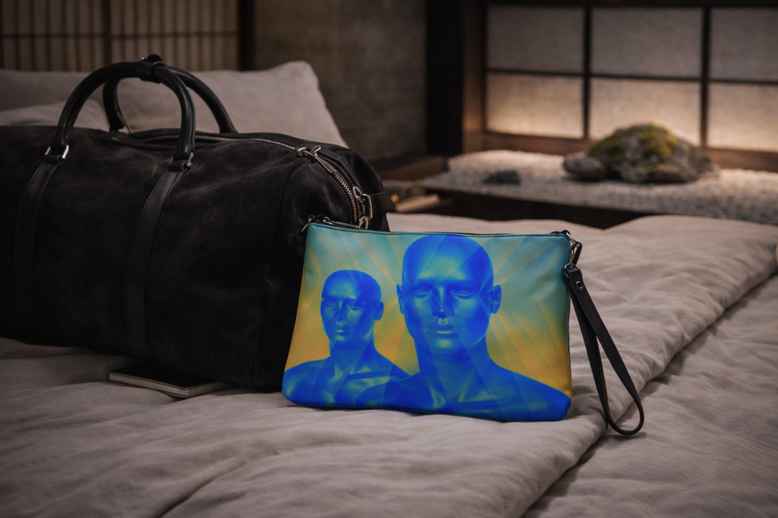 Forward Projection - Leather Accessories Bag