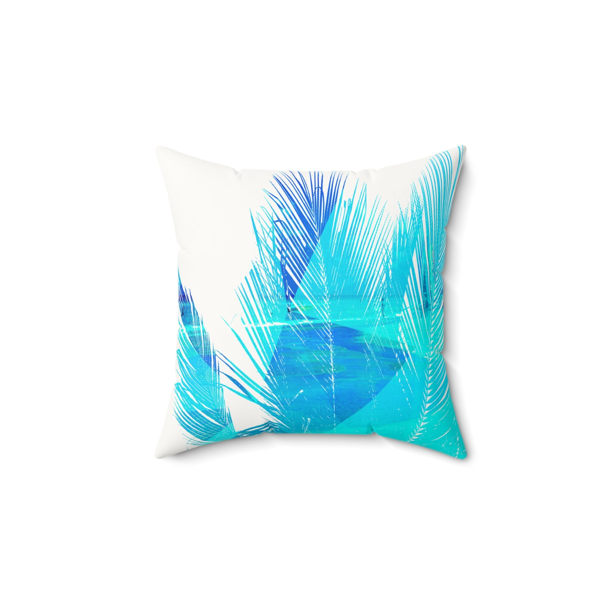 Fronds with Benefits - Faux Suede Throw Pillow