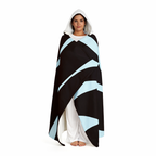 Garnet Blueprint - Hooded Fleece Sherpa Blanket