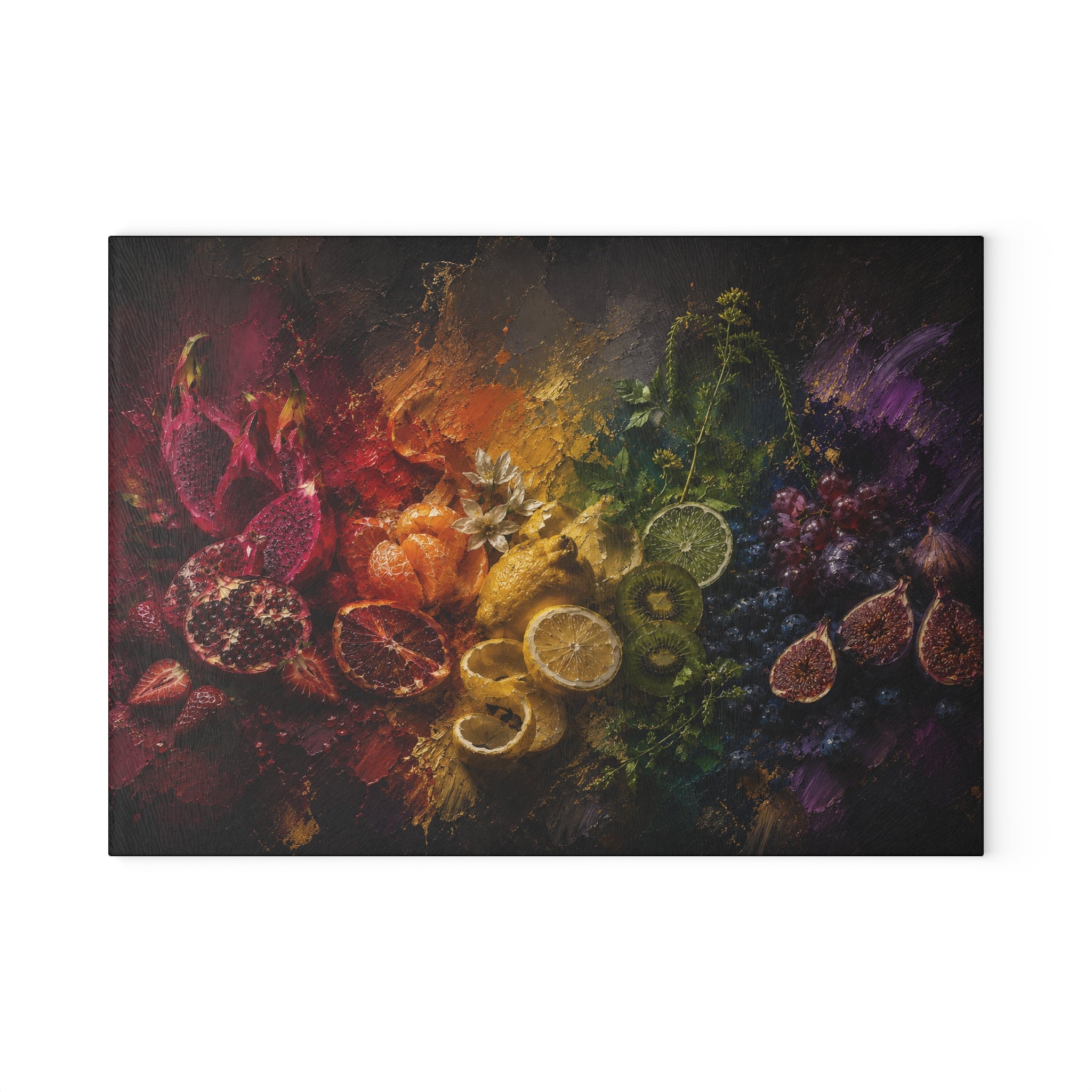 Gathered in Color - Glass Cutting Board