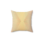 Gentle Frequency - Faux Suede Throw Pillow