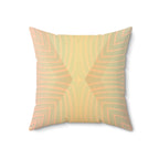 Gentle Frequency - Faux Suede Throw Pillow