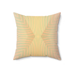 Gentle Frequency - Faux Suede Throw Pillow