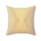 Gentle Frequency - Faux Suede Throw Pillow