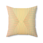 Gentle Frequency - Faux Suede Throw Pillow