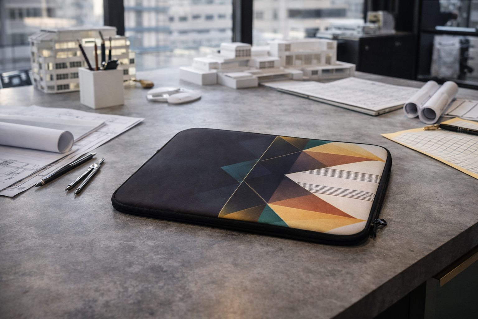 Gilded Geometry - Computer/iPad Sleeve