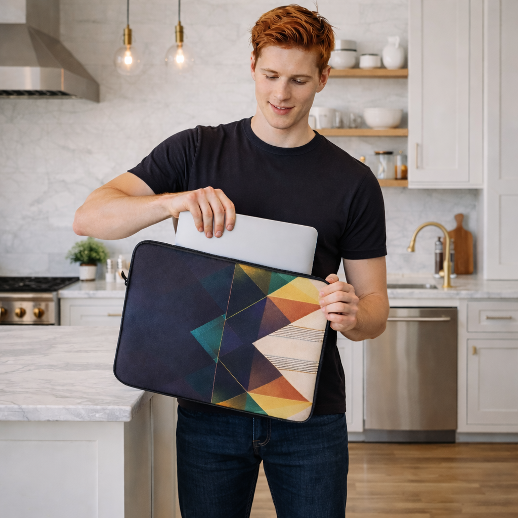 Gilded Geometry - Computer/iPad Sleeve