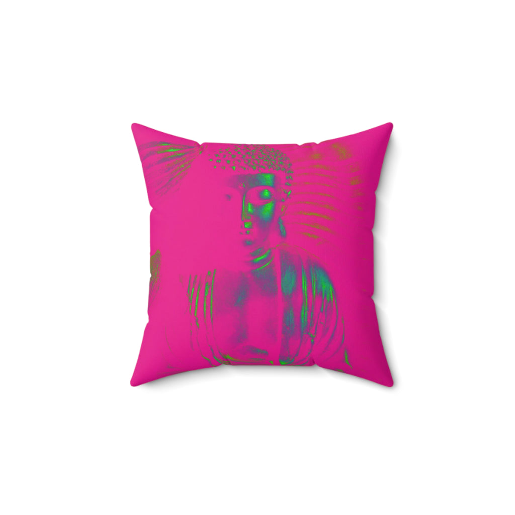 Glow Up, Guru - Faux Suede Throw Pillow