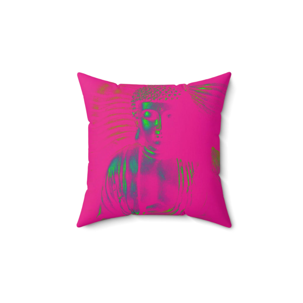 Glow Up, Guru - Faux Suede Throw Pillow