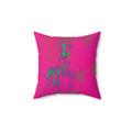 Glow Up, Guru - Faux Suede Throw Pillow