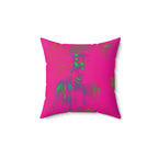 Glow Up, Guru - Faux Suede Throw Pillow
