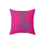 Glow Up, Guru - Faux Suede Throw Pillow