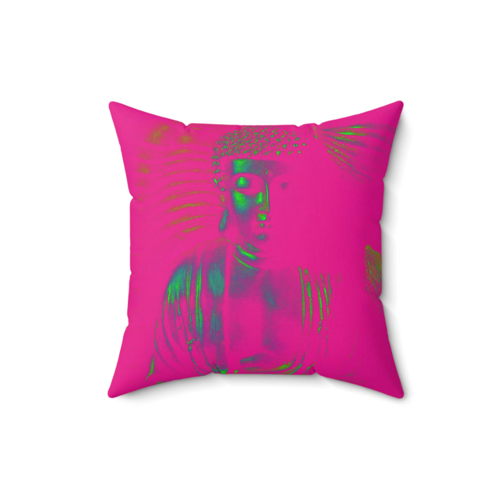 Glow Up, Guru - Faux Suede Throw Pillow