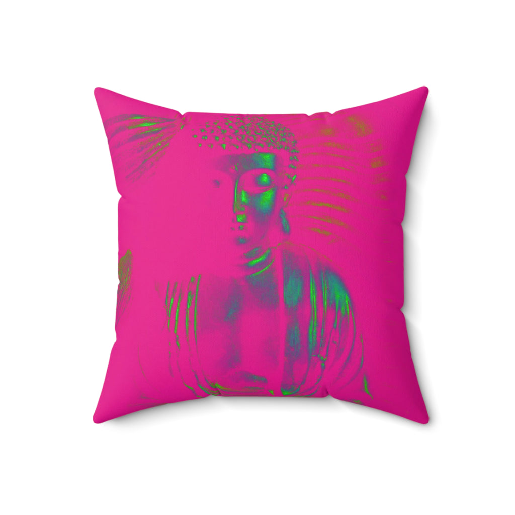 Glow Up, Guru - Faux Suede Throw Pillow