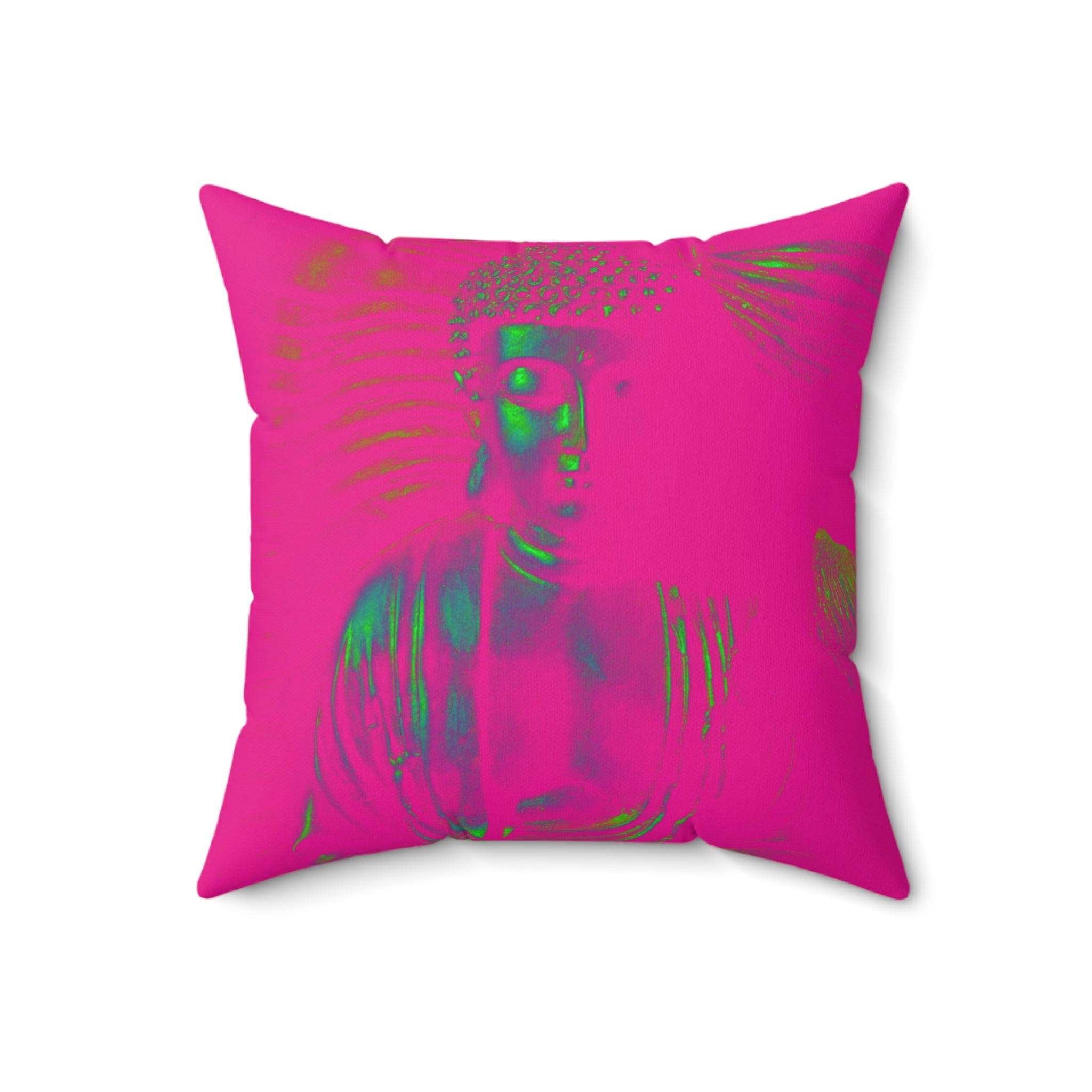 Glow Up, Guru - Faux Suede Throw Pillow