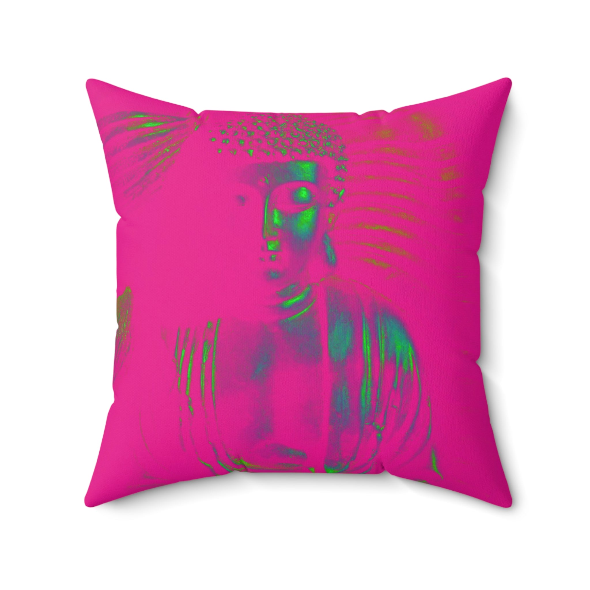 Glow Up, Guru - Faux Suede Throw Pillow