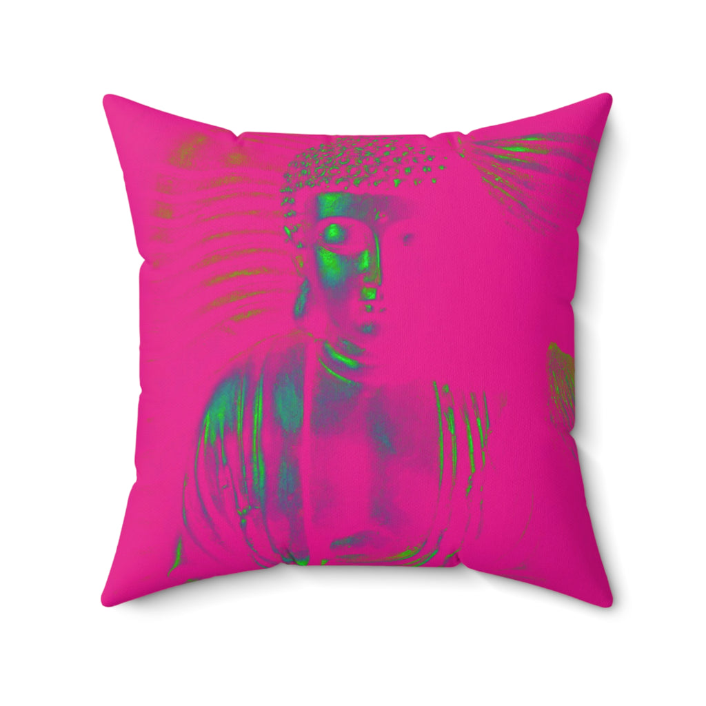 Glow Up, Guru - Faux Suede Throw Pillow