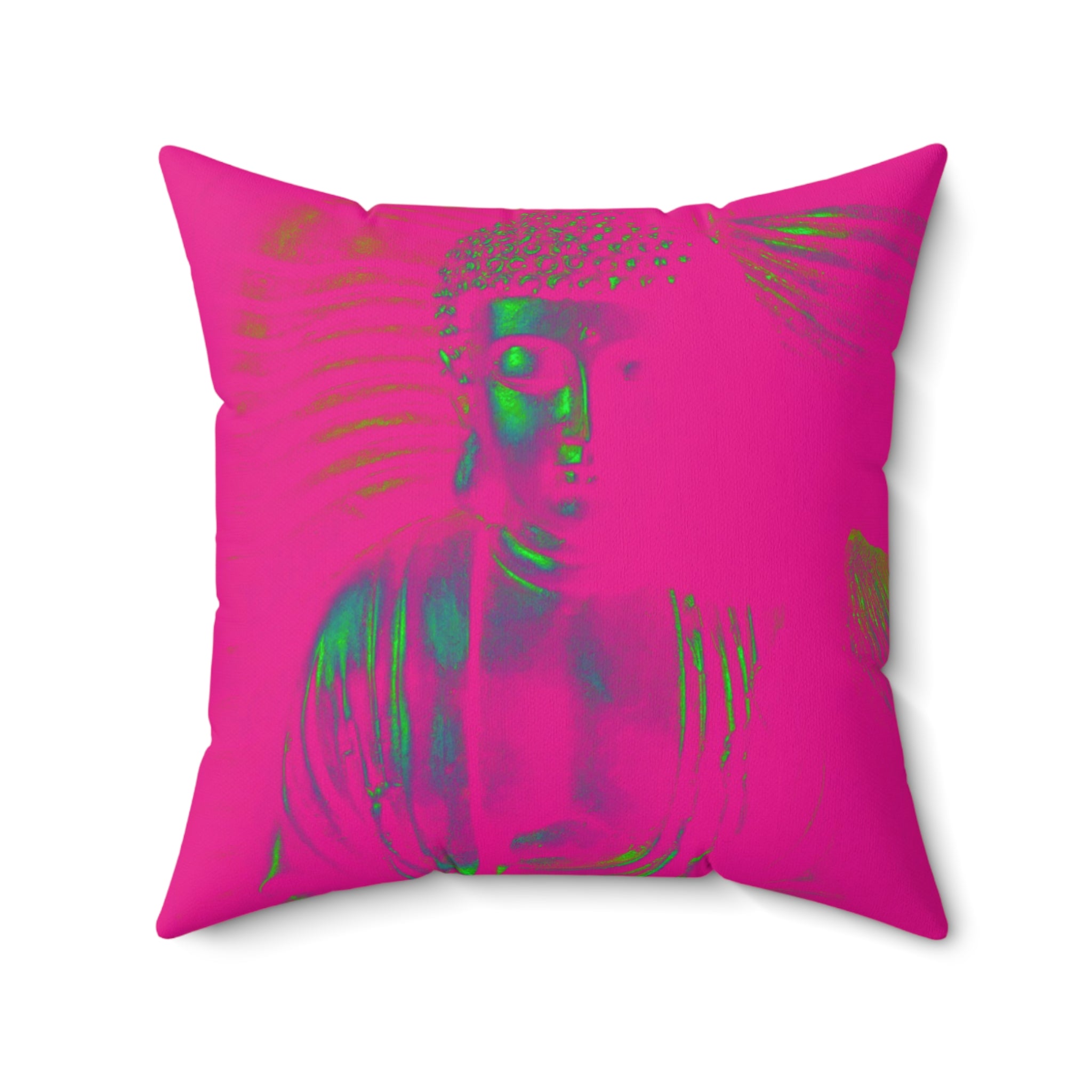 Glow Up, Guru - Faux Suede Throw Pillow