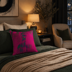 Glow Up, Guru - Faux Suede Throw Pillow