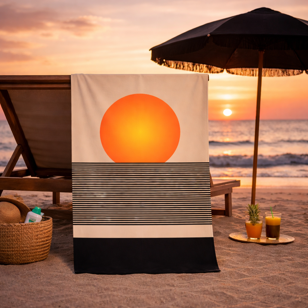 Graphic Seduction - Beach Towel