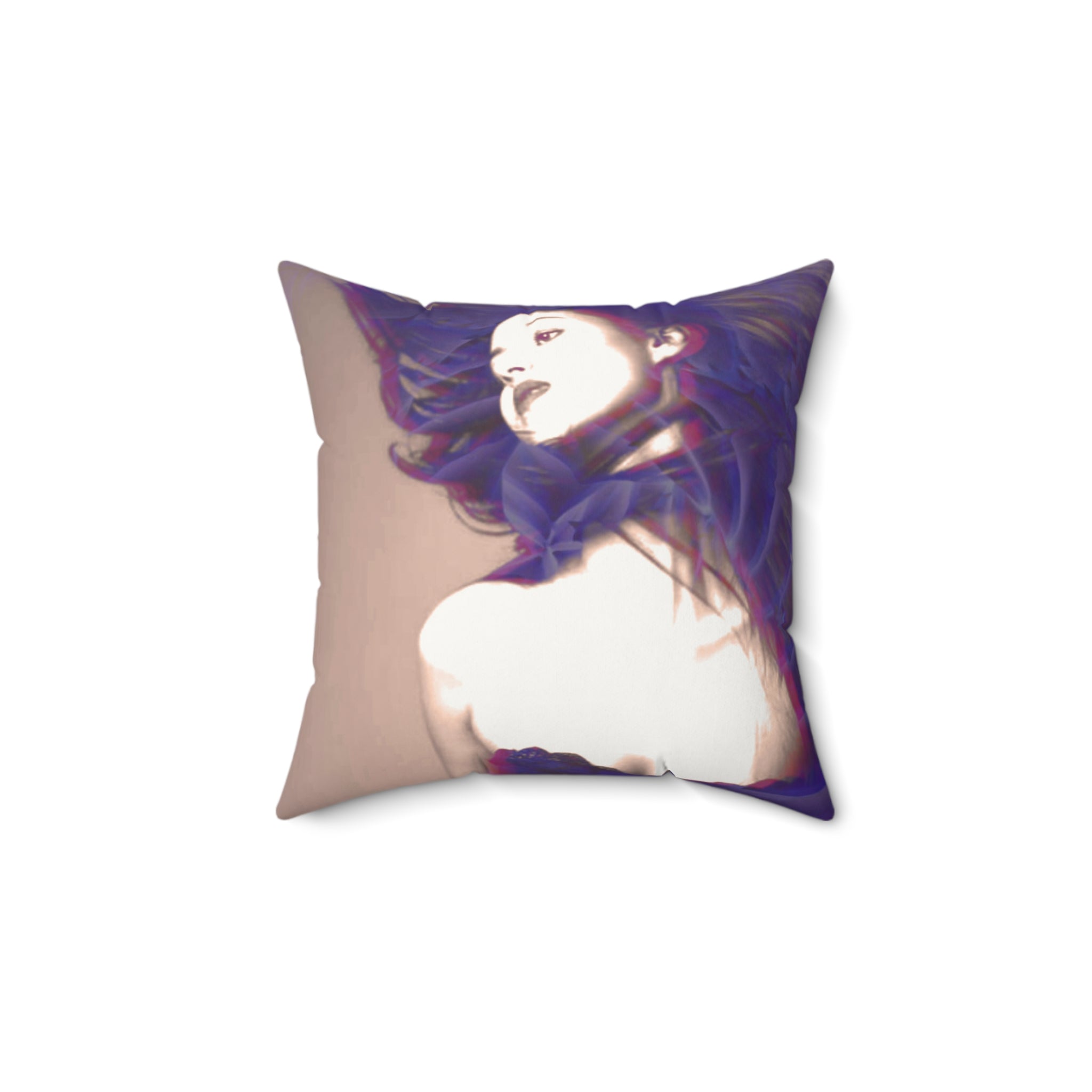 Haunted, But Make It Hot - Faux Suede Throw Pillow