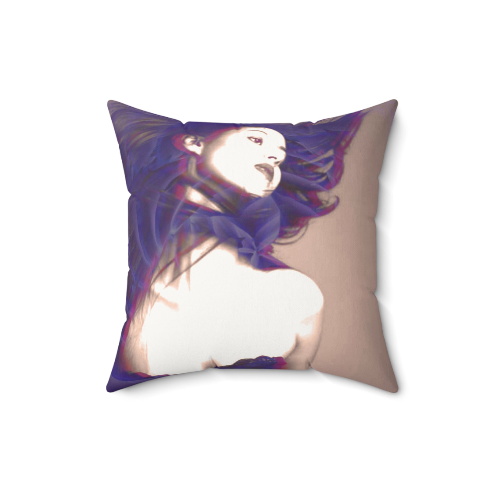 Haunted, But Make It Hot - Faux Suede Throw Pillow
