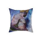 Held. By. Me. - Faux Suede Throw Pillow